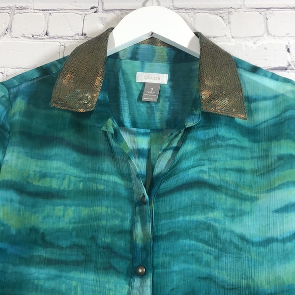 Chicos top with sequin - Picture 2 of 8